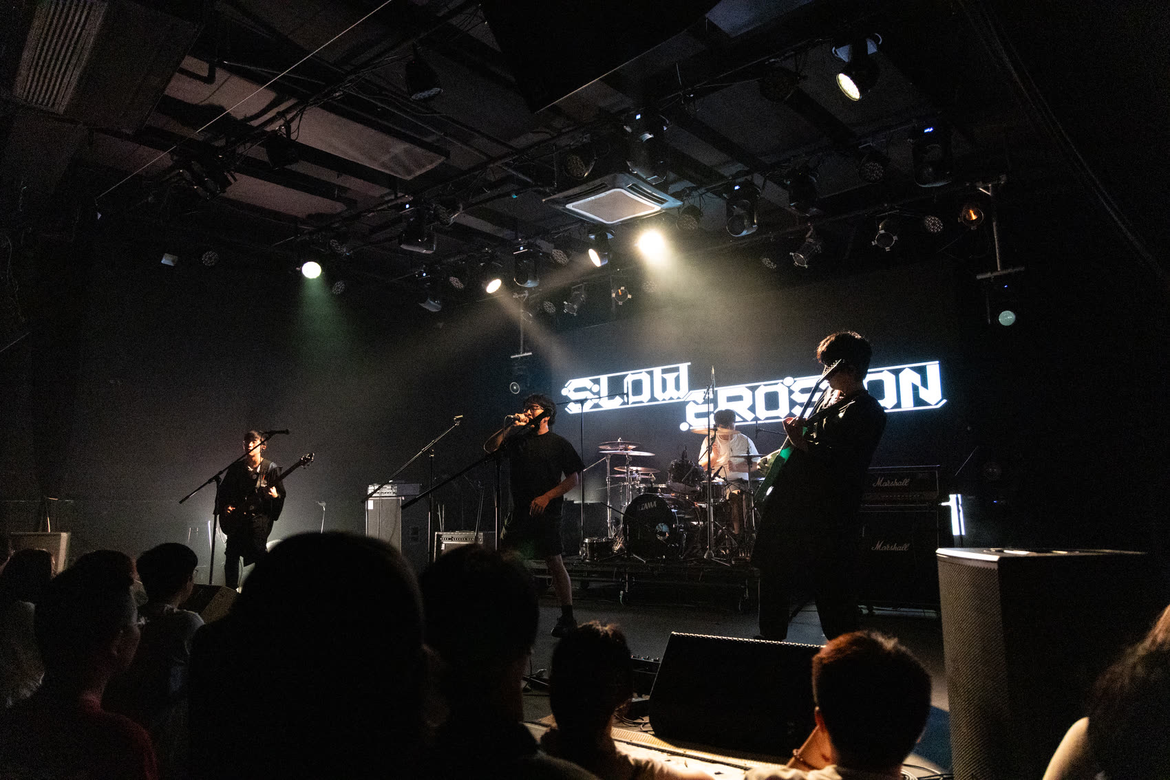 Slow Erosion crowd and stage