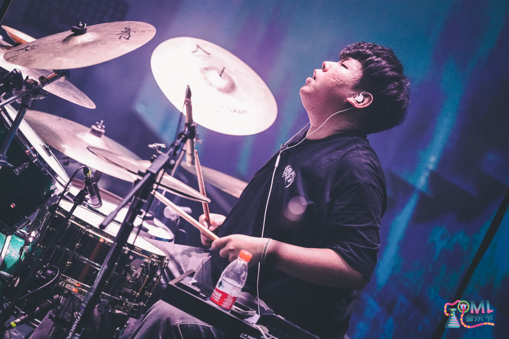 Slow Erosion drummer live